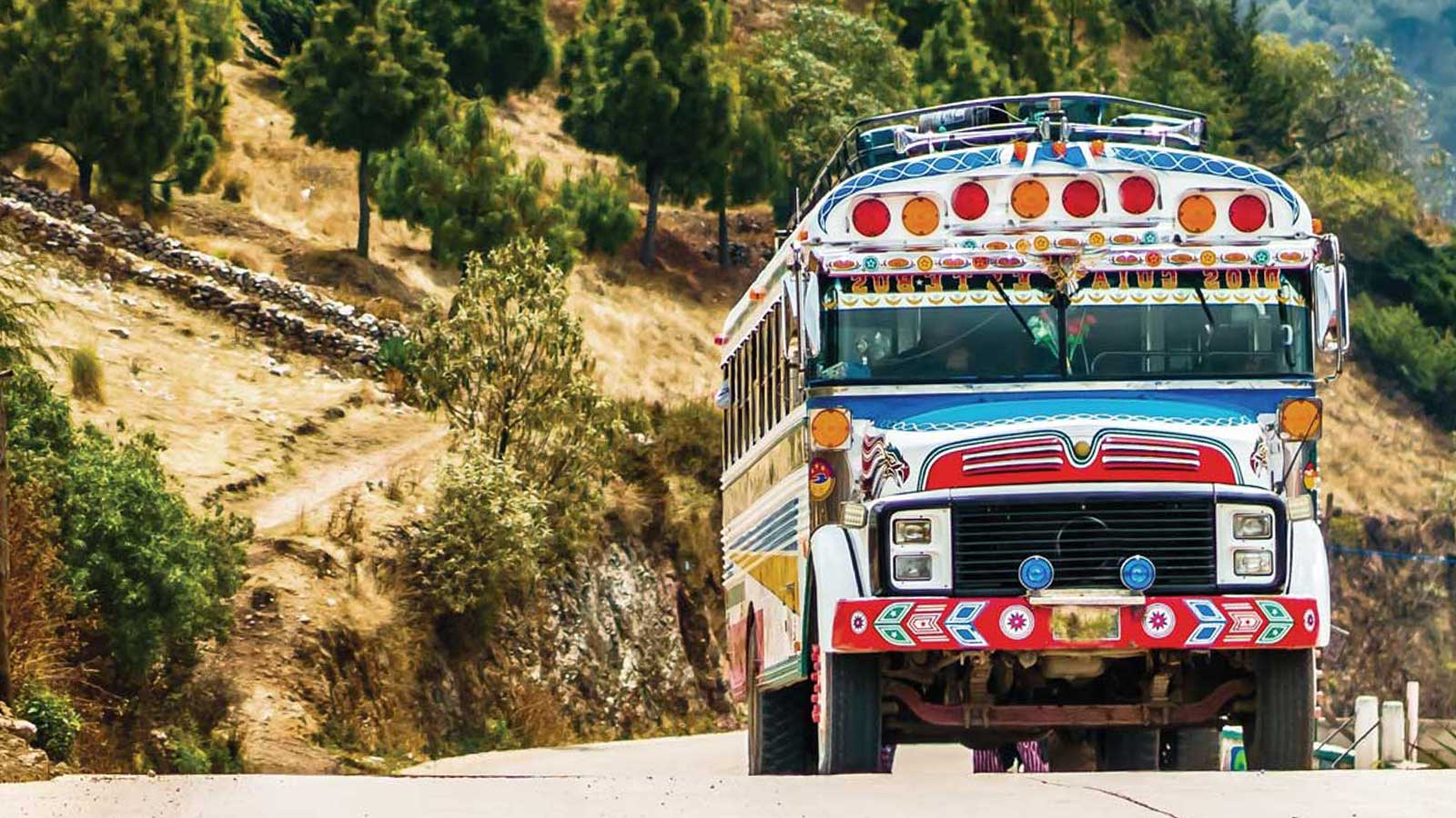 Bus in Guatemala