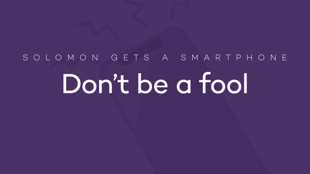 Don't Be a Fool
